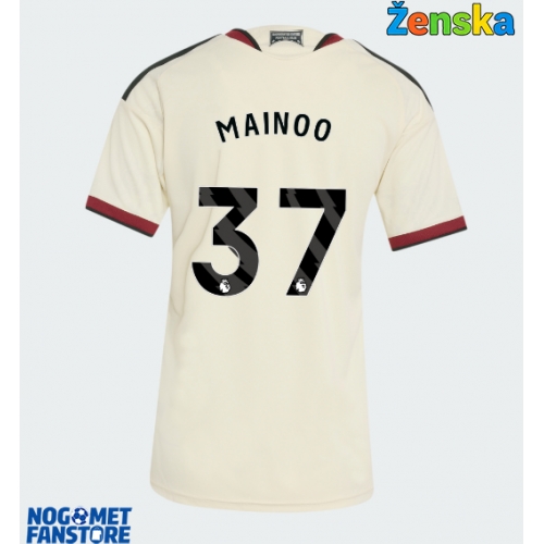 Manchester United Kobbie Mainoo #37 Rezervni Dres za Ženska 2026-27 Kratak Rukav
